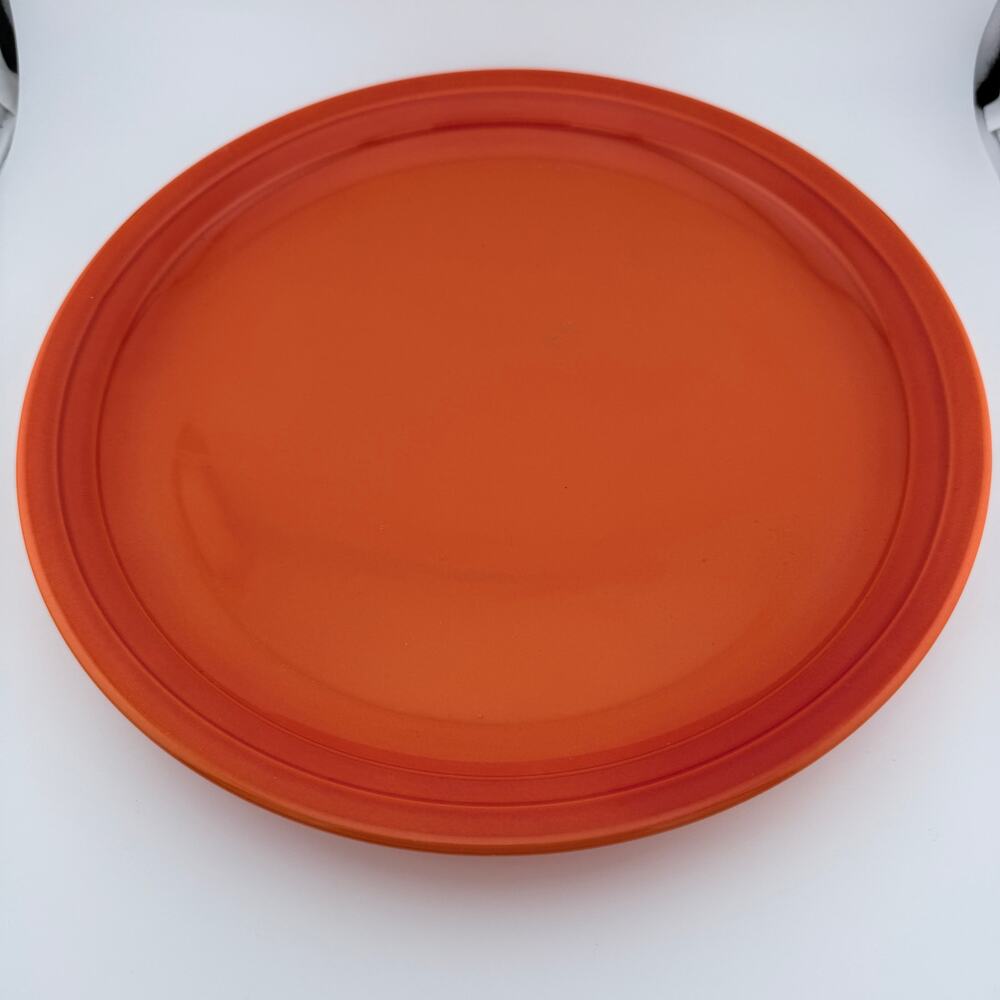 Dinner Plate 10”  Fiestaware Homer Laughlin – Tangerine Orange – Retired Color